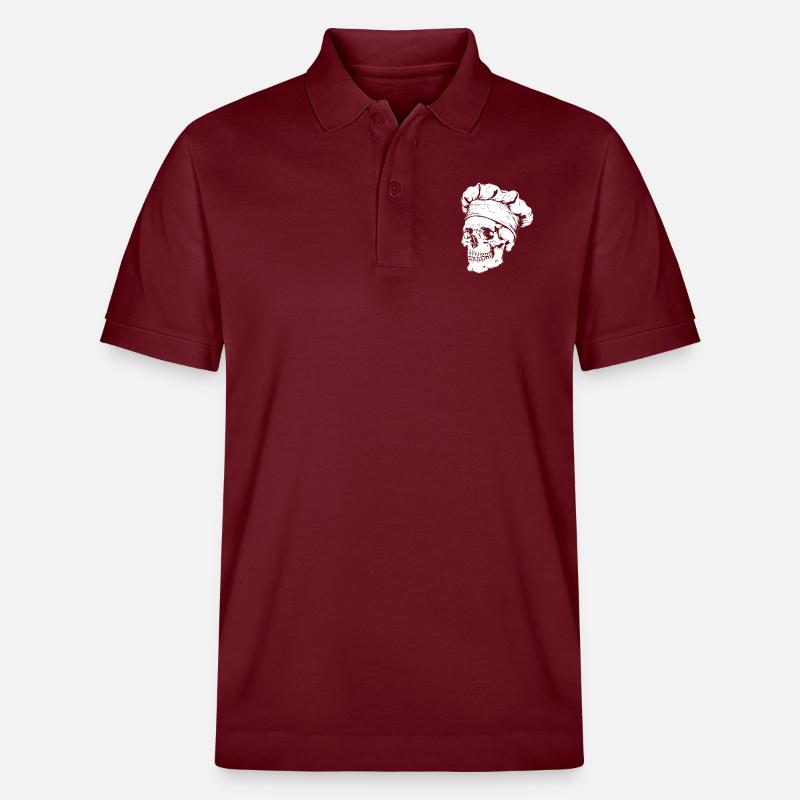 Crâne de chef - Polo PREPSTER bio Stanley/Stella Unisexe - bordeaux