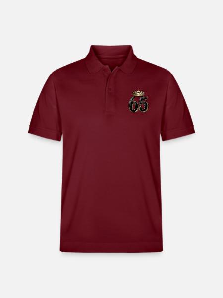 65 Number Krone - Stanley/Stella Unisex Organic Polo Shirt PREPSTER - burgundy