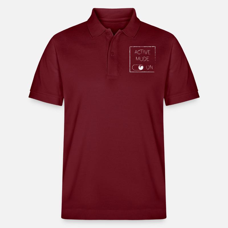 Mode actif sur | blanc - Polo PREPSTER bio Stanley/Stella Unisexe - bordeaux