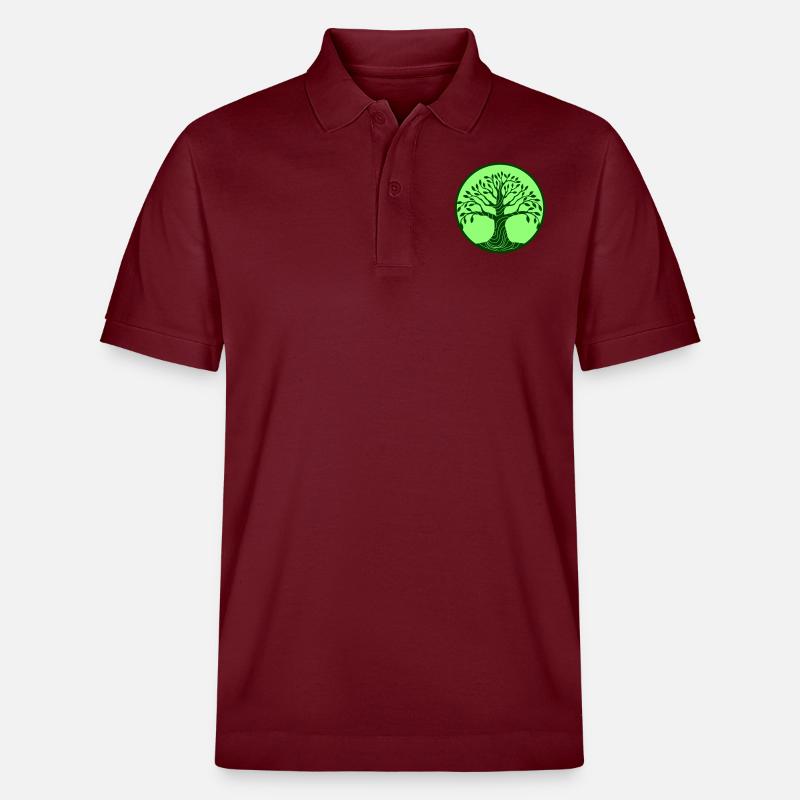 baum - Stanley/Stella Unisex Bio-Poloshirt PREPSTER - Burgunderrot