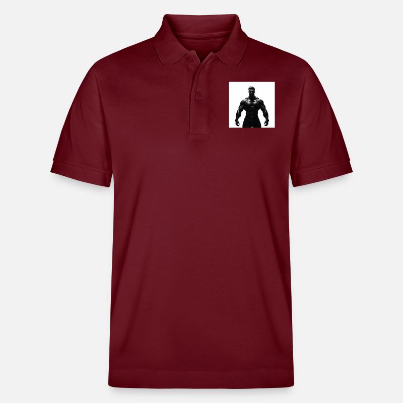 Bodybuilder - Stanley/Stella Unisex Bio-Poloshirt PREPSTER - Burgunderrot