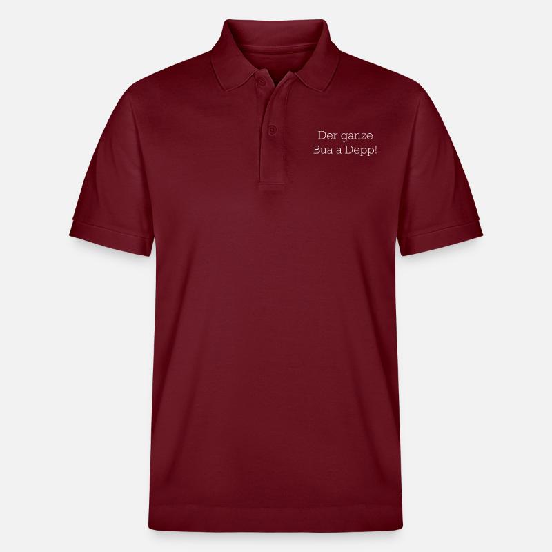 Der Ganze Bua A Depp - Stanley/Stella Unisex Bio-Poloshirt PREPSTER - Burgunderrot