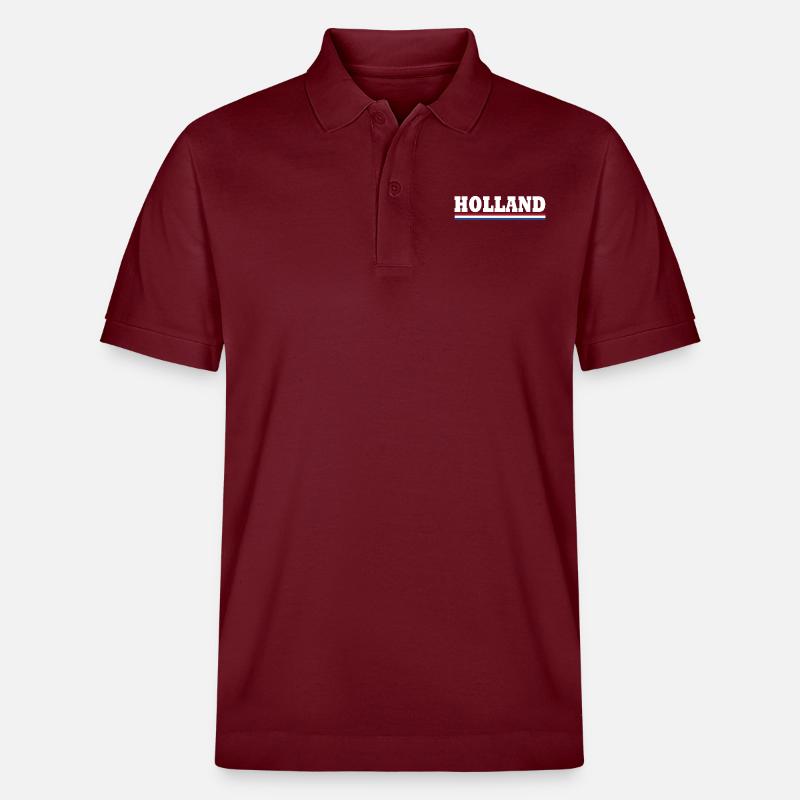 Drapeau de la Hollande - Polo PREPSTER bio Stanley/Stella Unisexe - bordeaux