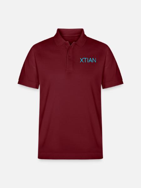 Xtian - Stanley/Stella Unisex Bio-Poloshirt PREPSTER - Burgunderrot