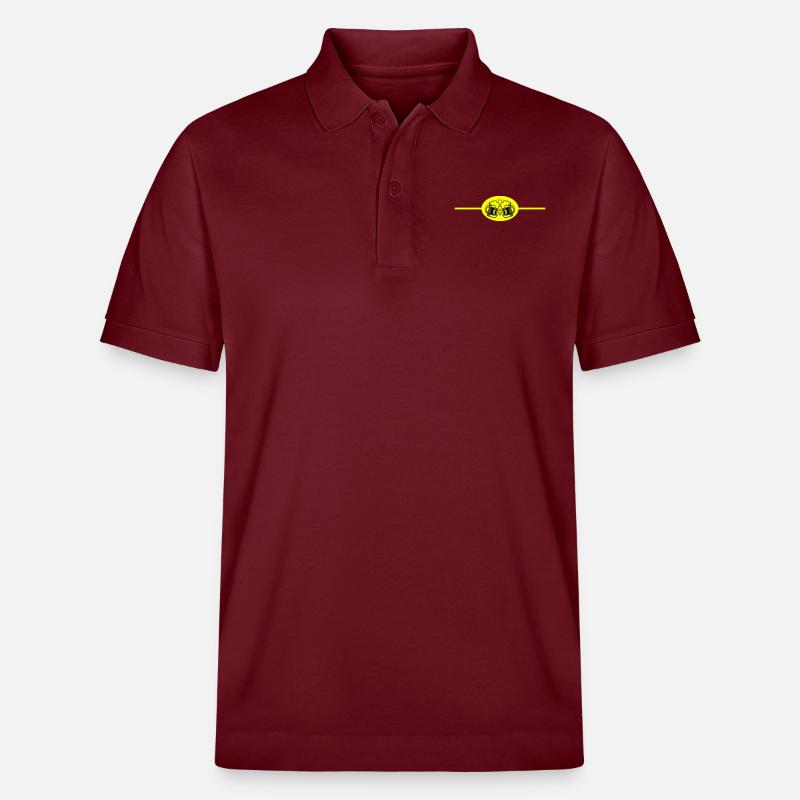 Bier Element - Stanley/Stella Unisex Bio-Poloshirt PREPSTER - Burgunderrot