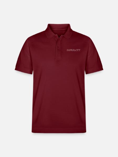 Sapralott - Stanley/Stella Unisex Bio-Poloshirt PREPSTER - Burgunderrot