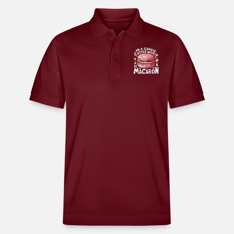 Soyez unique comme un macaron - Polo PREPSTER bio Stanley/Stella Unisexe - bordeaux