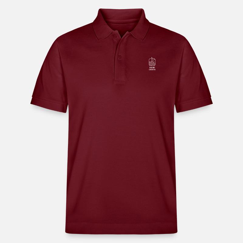 8a - Stanley/Stella Unisex Bio-Poloshirt PREPSTER - Burgunderrot