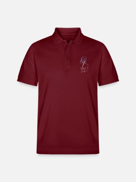 Woman - Stanley/Stella Unisex Organic Polo Shirt PREPSTER - burgundy