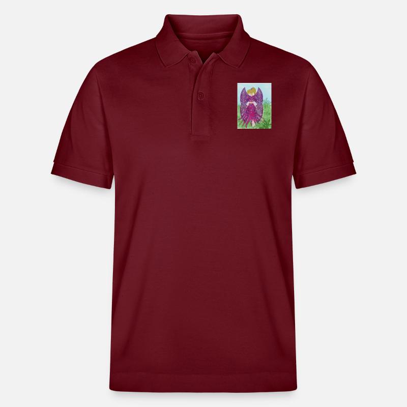Zauberhafte Fee - Stanley/Stella Unisex Bio-Poloshirt PREPSTER - Burgunderrot