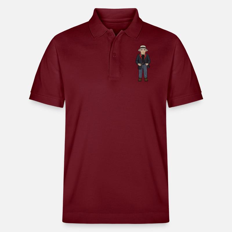 Carl Larsson - Stanley/Stella Unisex Bio-Poloshirt PREPSTER - Burgunderrot