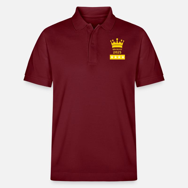 Abschluss 2025 - Stanley/Stella Unisex Bio-Poloshirt PREPSTER - Burgunderrot
