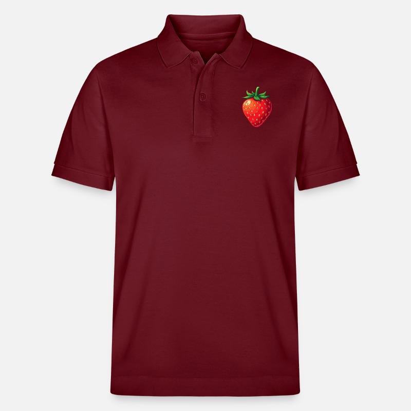 Fraise - Costume de carnaval - Polo PREPSTER bio Stanley/Stella Unisexe - bordeaux