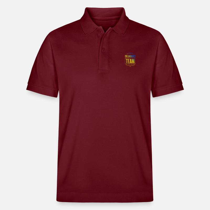 Équipe de hockey sur gazon - Polo PREPSTER bio Stanley/Stella Unisexe - bordeaux