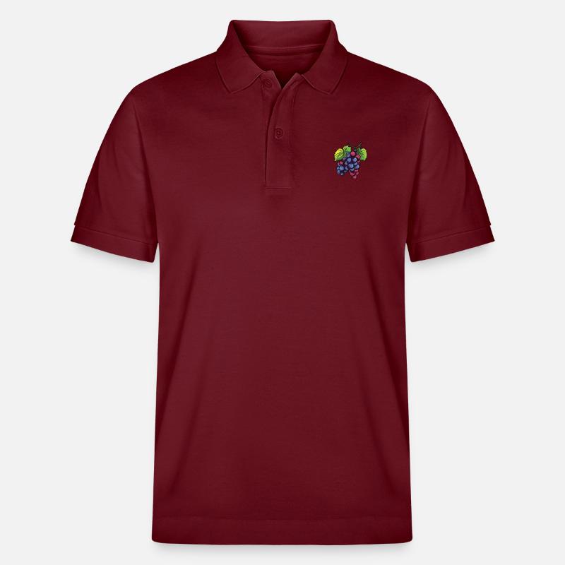 Weintrauben - Stanley/Stella Unisex Bio-Poloshirt PREPSTER - Burgunderrot