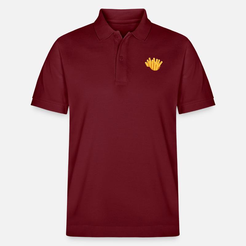 Frites - Déguisement Enfant - Polo PREPSTER bio Stanley/Stella Unisexe - bordeaux
