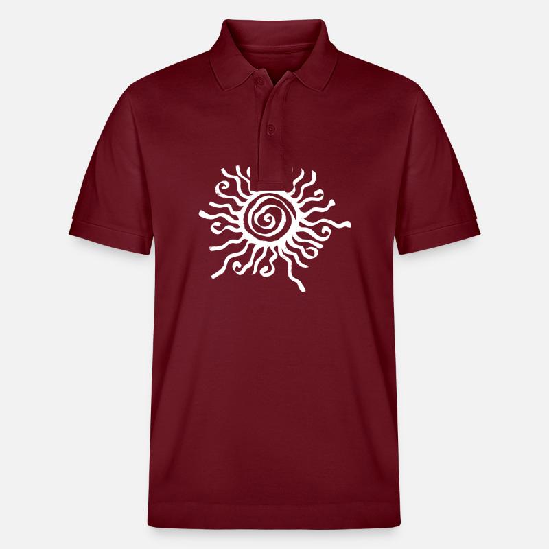Die Sonne - Stanley/Stella Unisex Bio-Poloshirt PREPSTER - Burgunderrot