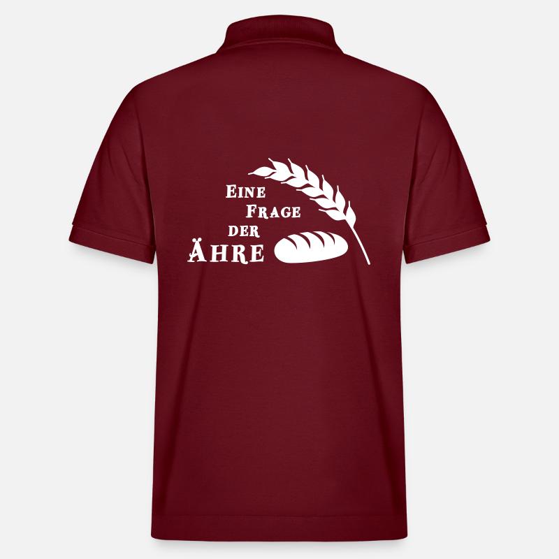 EIne Frage der Ähre - Stanley/Stella Unisex Bio-Poloshirt PREPSTER - Burgunderrot
