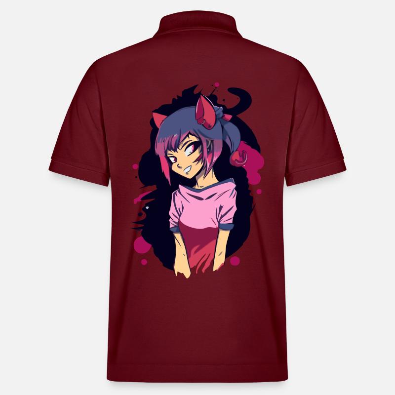 Cosplay - Stanley/Stella Unisex Bio-Poloshirt PREPSTER - Burgunderrot