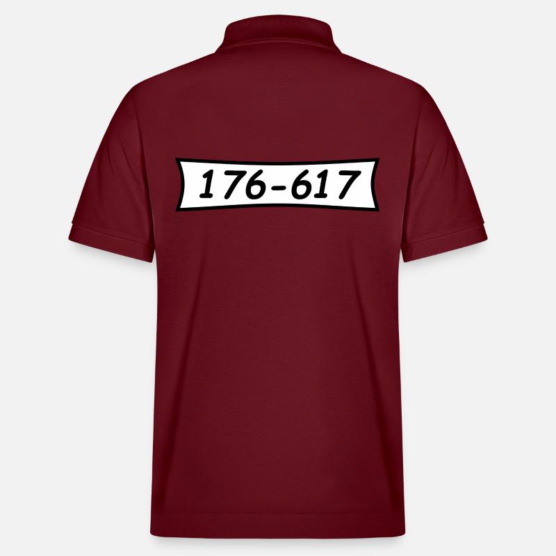 Panzerknacker Nummer 176 617 - Stanley/Stella Unisex Bio-Poloshirt PREPSTER - Burgunderrot