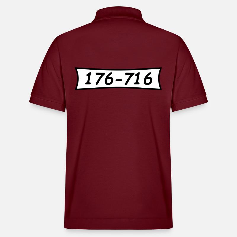 Panzerknacker Nummer 176 716 - Stanley/Stella Unisex Bio-Poloshirt PREPSTER - Burgunderrot