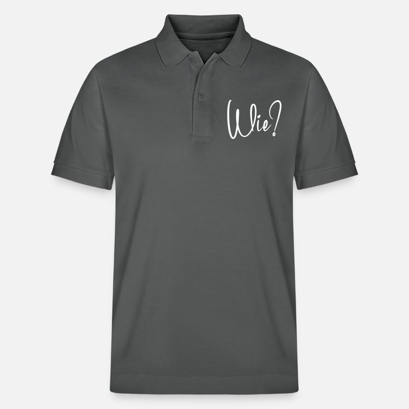 Wie? - Stanley/Stella Unisex Bio-Poloshirt PREPSTER - Anthrazit