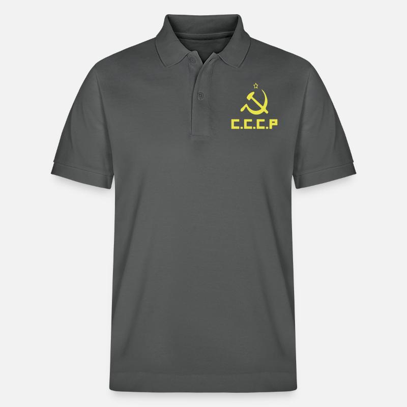 sovietunioncccp - Polo PREPSTER bio Stanley/Stella Unisexe - charbon