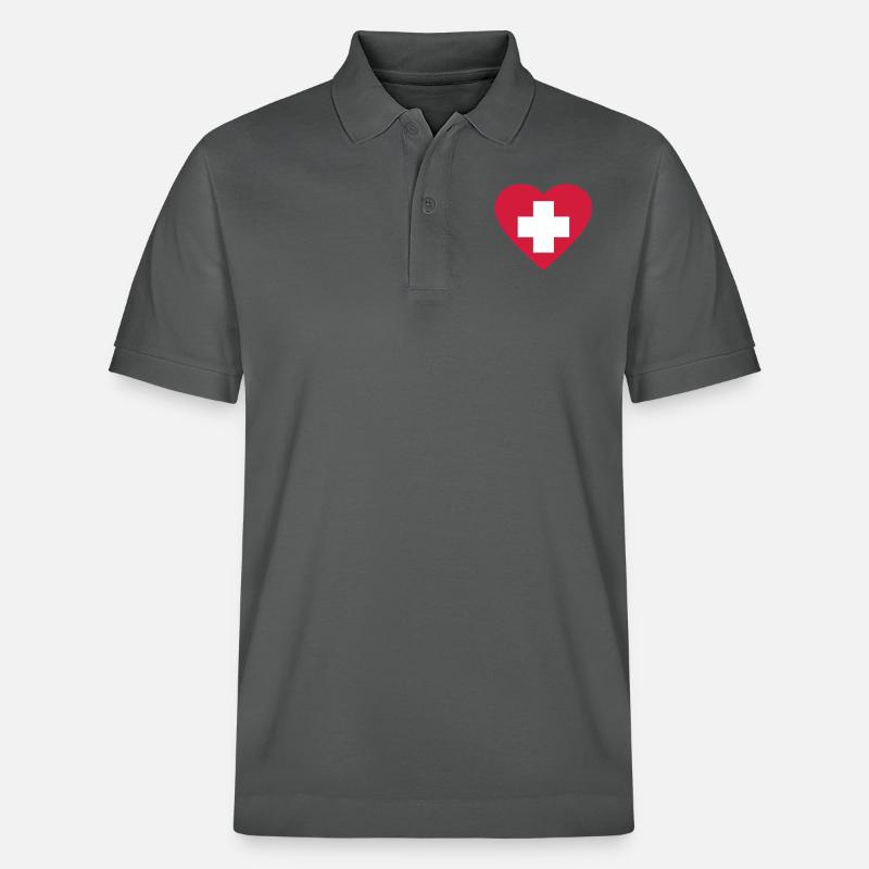 Medical__V076 - Stanley/Stella Unisex Bio-Poloshirt PREPSTER - Anthrazit