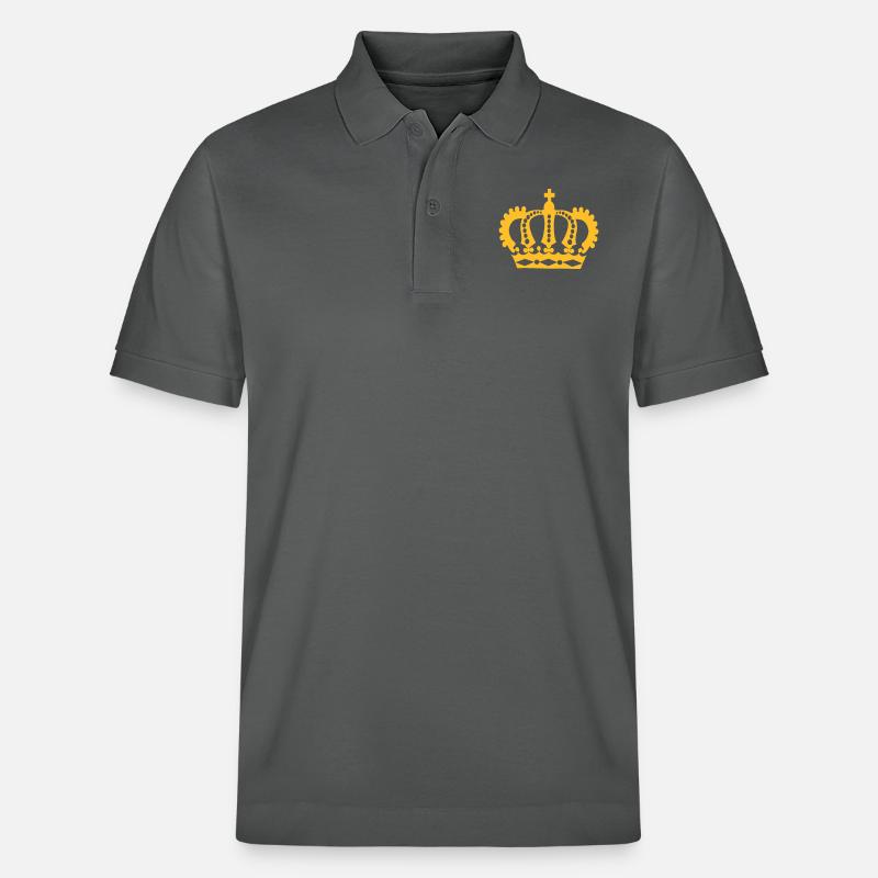 Krone Sieger König - Stanley/Stella Unisex Bio-Poloshirt PREPSTER - Anthrazit
