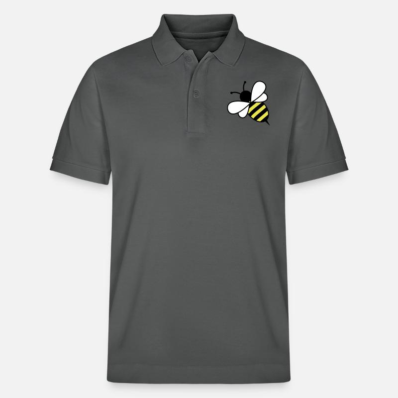 bee - Polo PREPSTER bio Stanley/Stella Unisexe - charbon