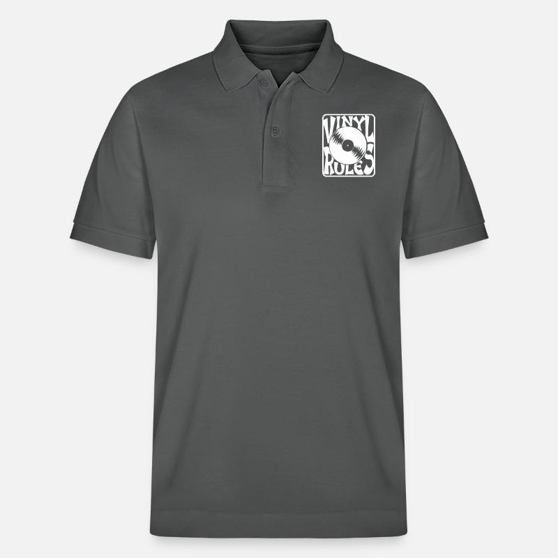 Vinyl Rules - Stanley/Stella Unisex Bio-Poloshirt PREPSTER - Anthrazit