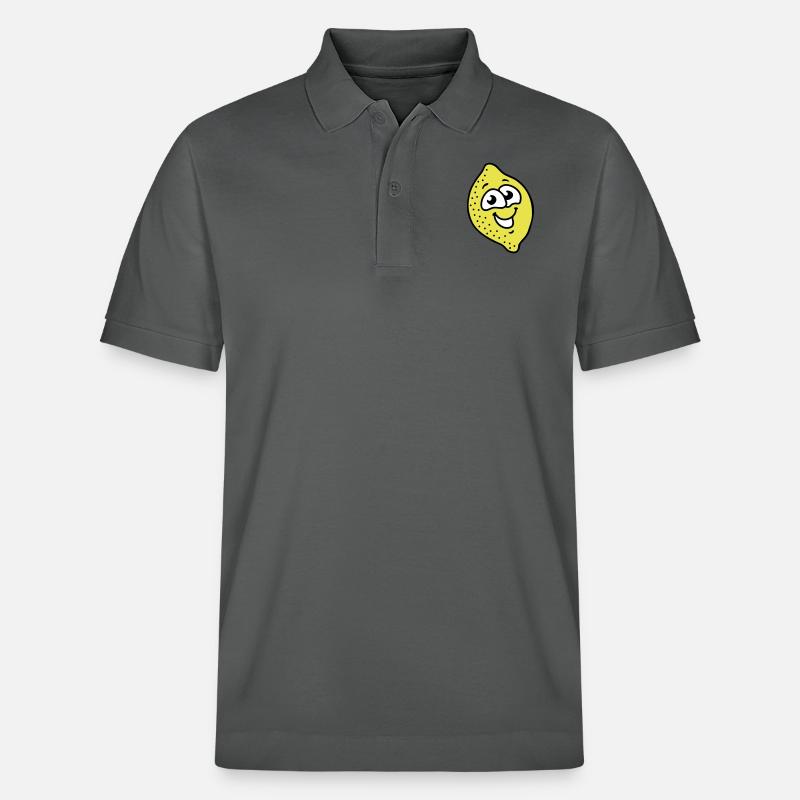 Lemon 3 - Polo PREPSTER bio Stanley/Stella Unisexe - charbon