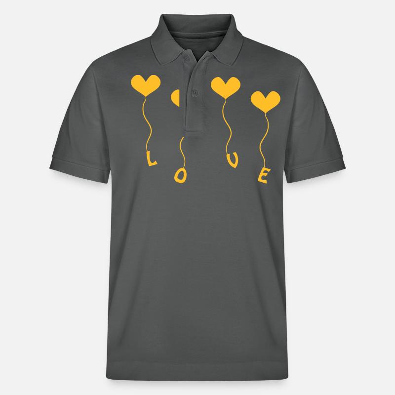 Amour (4) - Polo PREPSTER bio Stanley/Stella Unisexe - charbon