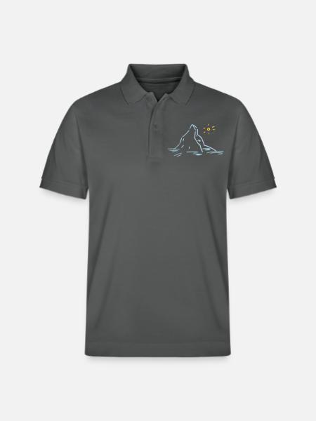 Matterhorn - Stanley/Stella Unisex Bio-Poloshirt PREPSTER - Anthrazit
