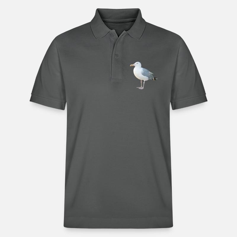 Möwe - Stanley/Stella Unisex Bio-Poloshirt PREPSTER - Anthrazit