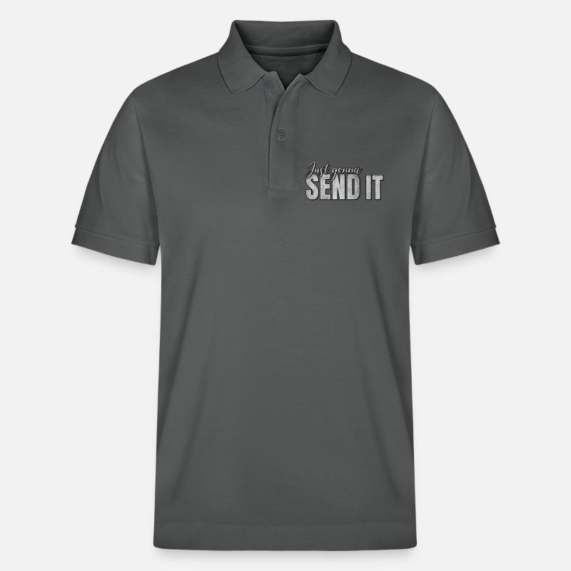 Je vais juste l’envoyer - Polo PREPSTER bio Stanley/Stella Unisexe - charbon