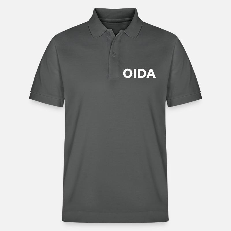 Oida - Stanley/Stella Unisex Bio-Poloshirt PREPSTER - Anthrazit
