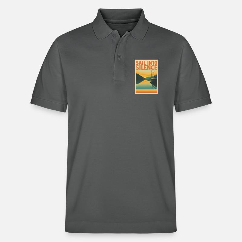 Sail into Silence - Stanley/Stella Unisex Bio-Poloshirt PREPSTER - Anthrazit