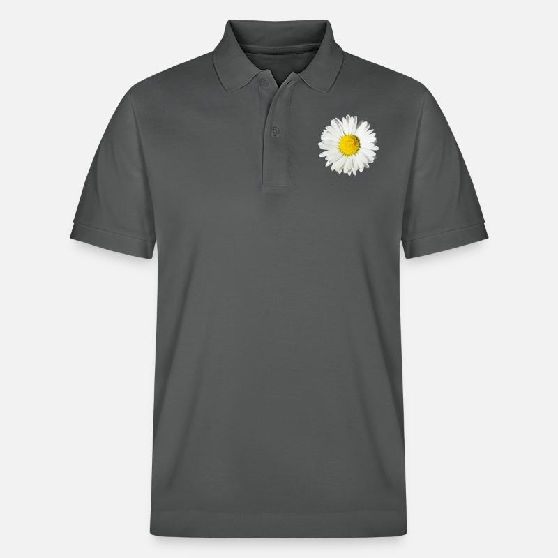 Gänseblümchen - Stanley/Stella Unisex Bio-Poloshirt PREPSTER - Anthrazit
