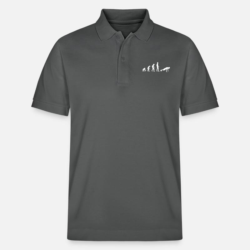 Evolution tractions - Polo PREPSTER bio Stanley/Stella Unisexe - charbon