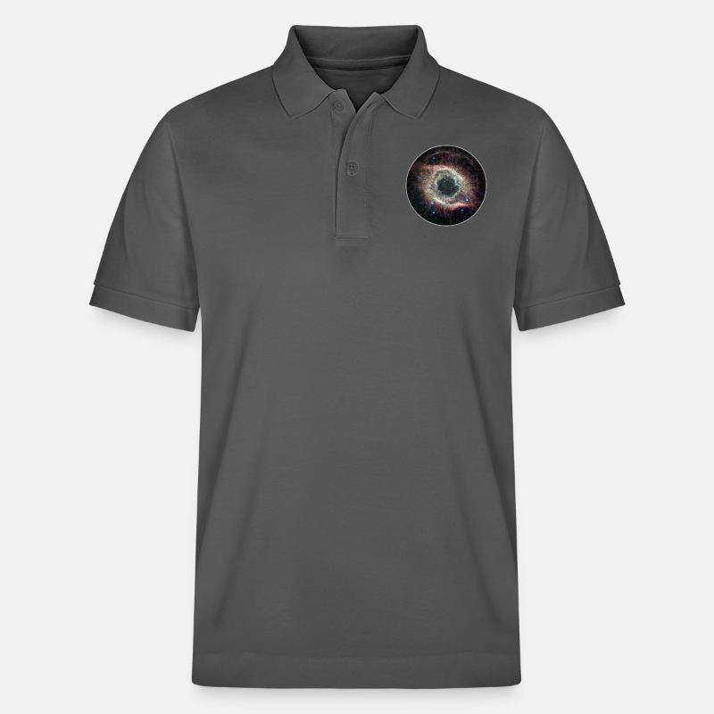 Galaxy - Space - Sterne - Cosmic - Kunst - - Stanley/Stella Unisex Bio-Poloshirt PREPSTER - Anthrazit
