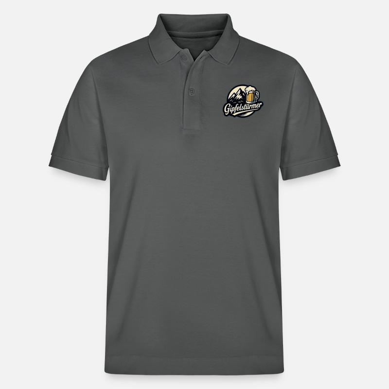 Gipfel Bier - Stanley/Stella Unisex Bio-Poloshirt PREPSTER - Anthrazit