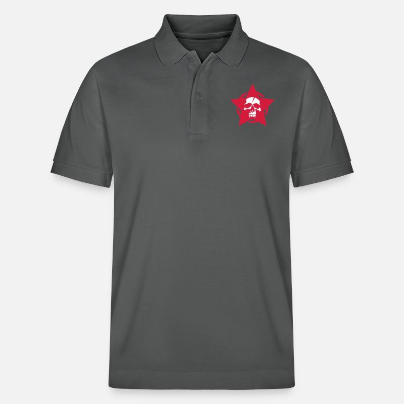 Totenkopf - Stanley/Stella Unisex Bio-Poloshirt PREPSTER - Anthrazit
