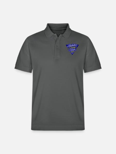 Bachelor Party Team 2025 - Stanley/Stella Unisex Organic Polo Shirt PREPSTER - anthracite