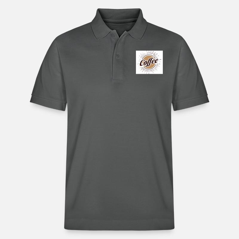 kaffee logo 1176 97 - Stanley/Stella Unisex Bio-Poloshirt PREPSTER - Anthrazit
