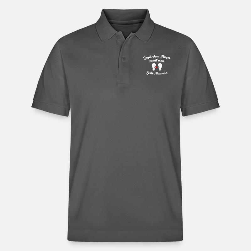 Beste Freundin - Stanley/Stella Unisex Bio-Poloshirt PREPSTER - Anthrazit