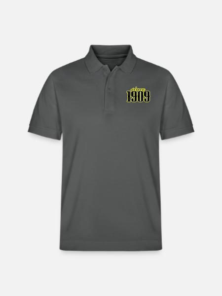 since 1909 (black) - Stanley/Stella Unisex Organic Polo Shirt PREPSTER - anthracite