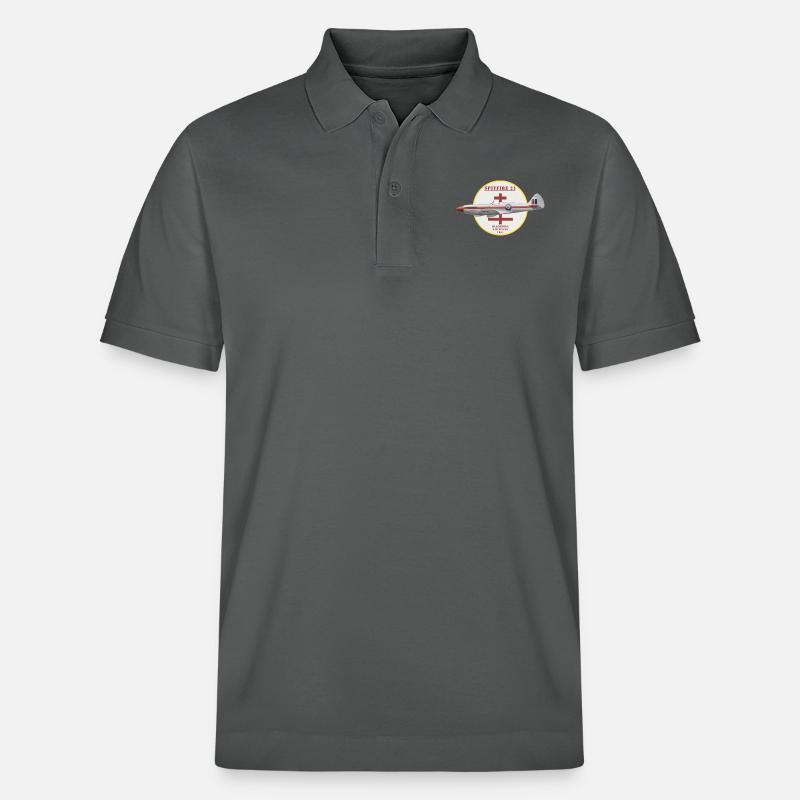 Spitfire 21 Blackpool Air Racer - Polo PREPSTER bio Stanley/Stella Unisexe - charbon
