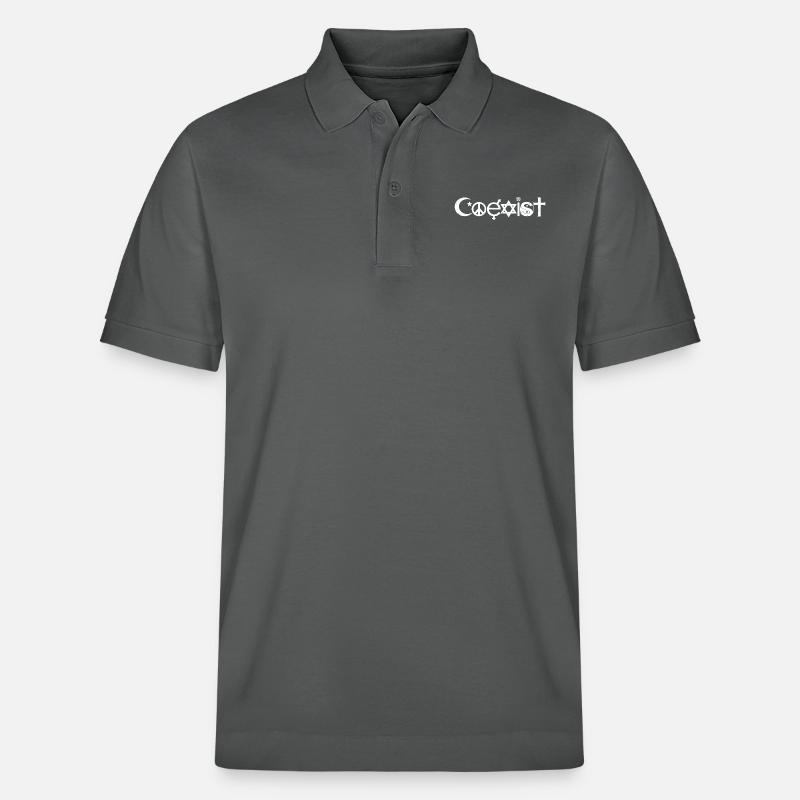 Coexist - Polo PREPSTER bio Stanley/Stella Unisexe - charbon