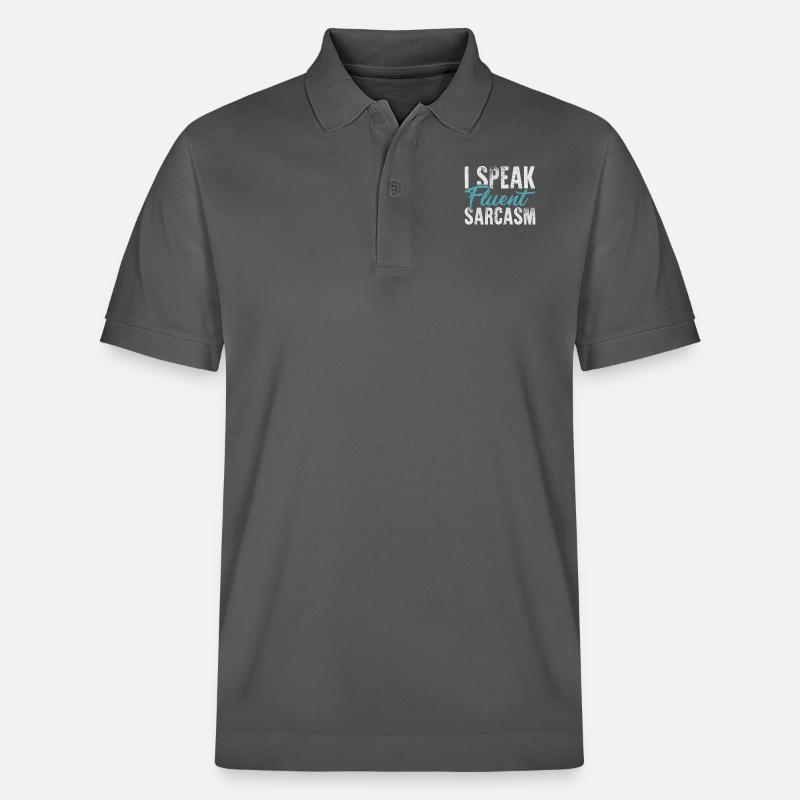 Sarkasmus - Stanley/Stella Unisex Bio-Poloshirt PREPSTER - Anthrazit